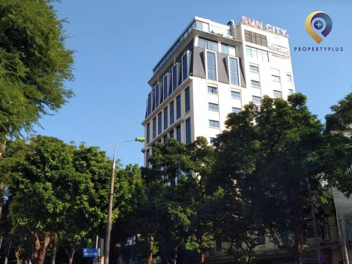 Toàn cảnh tòa nhà Sun City Building nổi bật tại Hà Nội.
